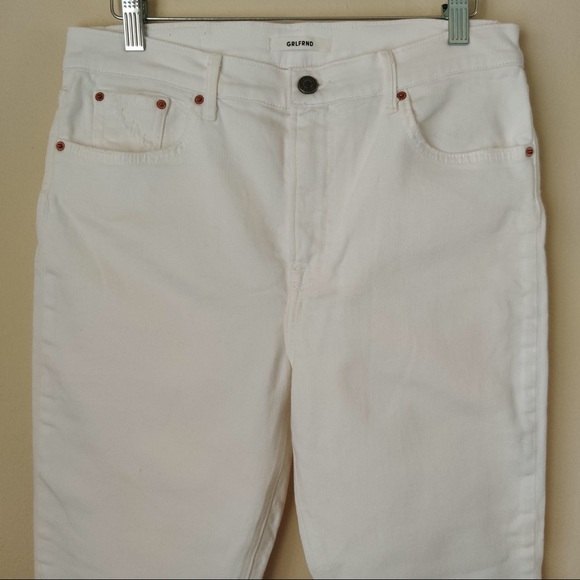 GRLFRND Reed White High Rise Skinny Ankle Jeans - Picture 3 of 9